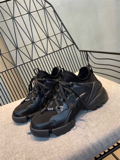 dior d connect sneakers black.